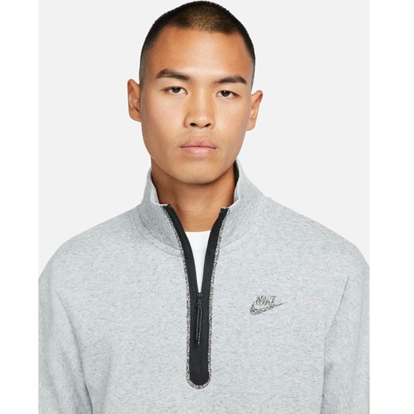 Nike Sportswear Tech Fleece Men's 1/2-Zip Top Heather Grey size Large - Picture 5 of 8